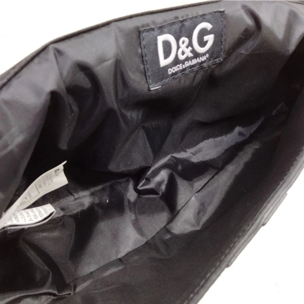 Dolce & Gabbana Black Suede Leather Handbag - Picture 11 of 12